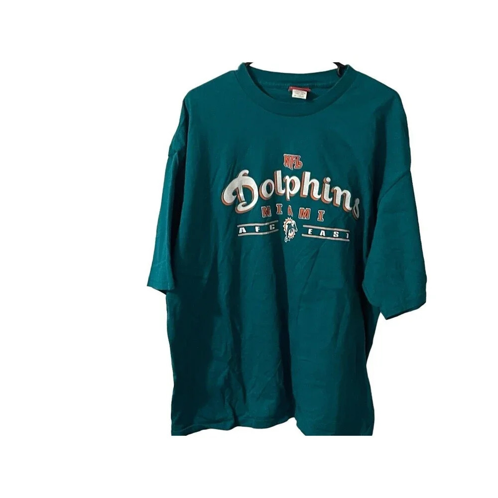 NFL Miami Dolphins T-Shirt Tial Football Size 2XL